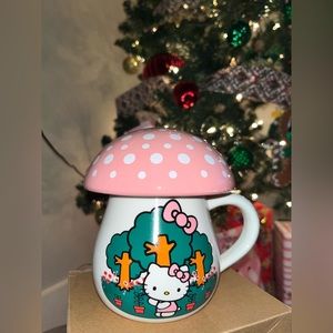 hello kitty mushroom mug 🍄